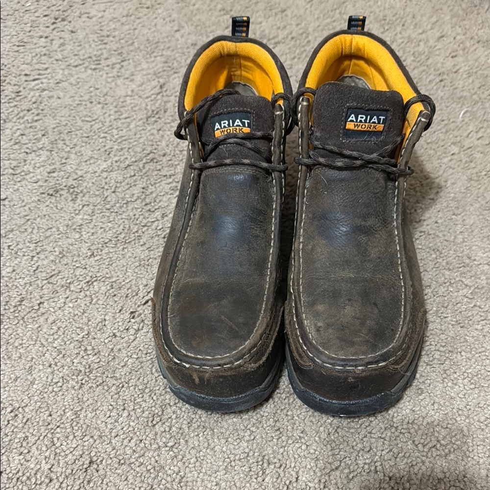 Ariat Brown Boots Durable Slip-On Design